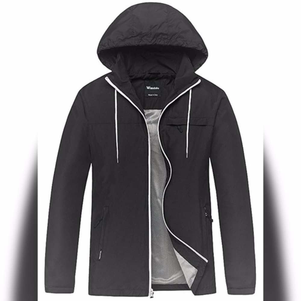 Mens "Tommy" Lightweight Jacket with Folding Hood